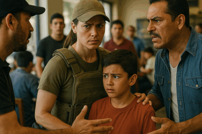 La humillación pública de una madre frente a su hijo en un supermercado cualquiera termina revelando un secreto increíble: su pasado como operadora de élite naval y la lección de respeto que cambiará a todo un barrio para siempre