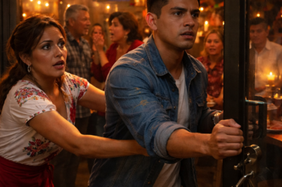 Al irme, la mesera cerró la puerta con llave y susurró: “Promete que no te desmayarás”… pero lo que escondía detrás del mostrador cambió mi noche y mi vida