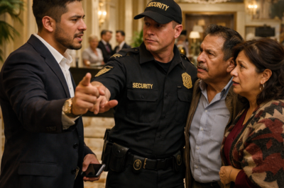 Mis padres ordenaron al guardia de seguridad sacarme del hotel… sin imaginar que yo era la dueña de toda la cadena y estaba a punto de revelarles la verdad