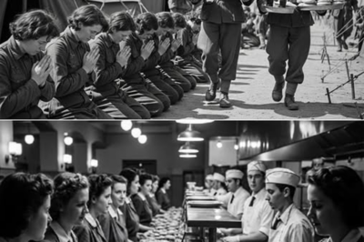 En una mañana helada de 1945, unas mujeres alemanas aguardaron su destino sombrío… hasta que un gesto inesperado transformó el miedo en un rayo de nueva esperanza