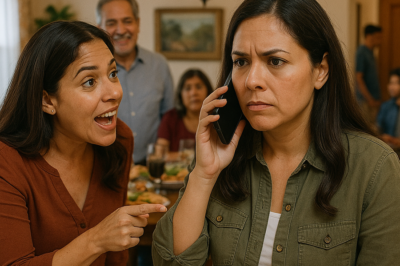 En la reunión familiar mi hermana me presentó como su “gemela desempleada” para burlarse, pero cuando su jefe me llamó inesperadamente frente a todos, la verdad salió a la luz y descubrí la fuerza de mi propio camino lejos de sus comparaciones