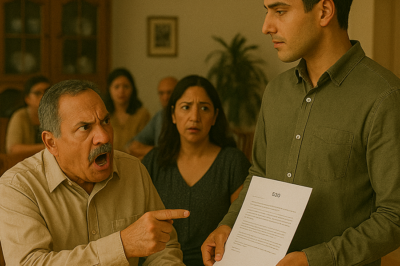 Cuando mi padre me gritó delante de toda la familia preguntando qué había logrado yo, comparándome con mi hermano que acababa de comprar una casa, jamás imaginó que la respuesta sería entregarle la escritura de algo mucho más grande