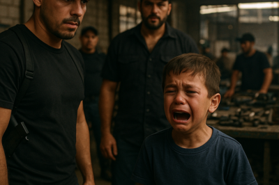 Cuando un niño llorando entró al taller mecánico pidiendo ayuda para su madre, y cómo un grupo de trabajadores unidos transformó una situación desesperada en una historia inolvidable de valentía, solidaridad y esperanza para toda la comunidad