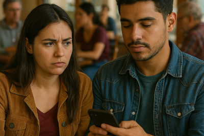 El día que mi novio me dijo que me calmara porque solo “mantenía sus opciones abiertas” mientras escribía a otra mujer delante de mí, descubrí cuánto valía mi dignidad y qué camino elegir