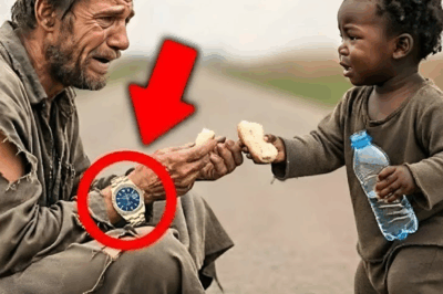 “Cada tarde, una pequeña niña de piel oscura compartía en secreto su merienda con un hombre sin hogar que todos evitaban en la esquina; un día llegó con su bolsita de comida y él había desaparecido, pero en su lugar la esperaba un auto de lujo, varios desconocidos trajeados… y una revelación sobre la verdadera identidad del vagabundo que dejó a todo el barrio en shock”