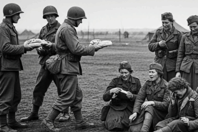 “Un archivo recientemente descubierto narra el impactante momento en que un grupo de mujeres alemanas retenidas, debilitadas tras días de traslados, frío e incertidumbre, estalló en lágrimas al recibir inesperadamente alimentos de tropas estadounidenses, un episodio envuelto en rumores, confusión y un misterio logístico que aún hoy desconcierta a los investigadores y provoca las teorías más inquietantes.”