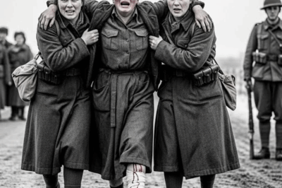 “Un archivo recientemente desclasificado revela el angustioso momento en que varias prisioneras alemanas, agotadas tras días de frío y desplazamientos interminables, tuvieron que cargar a una compañera que ya no podía caminar. Lo que ocurrió después —según testimonios ocultos durante décadas— provocó la intervención urgente de médicos británicos y destapó un misterio que aún intriga a los historiadores.”