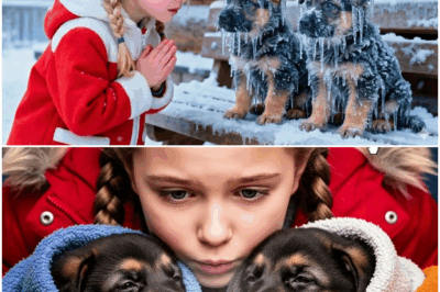 “Creyeron que solo era un gesto inocente de una niña compasiva, pero cuando llevó a dos perros congelados a su casa y amaneció con la policía rodeando la vivienda, el barrio entero quedó paralizado: un secreto oculto, una cadena de pistas impredecibles y una revelación que nadie estuvo preparado para enfrentar.”