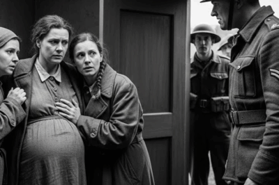 “Documentos ocultos durante décadas revelan el dramático episodio en el que un grupo de mujeres alemanas, paralizadas por el miedo y la incertidumbre, escondió a su compañera embarazada dentro de un barracón improvisado. Lo que ocurrió después —la intervención de médicos británicos que prometieron proteger al futuro bebé— dejó al campamento entero en un estado de incredulidad absoluta.”