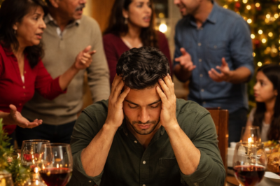 En la cena de Navidad, mis padres anunciaron un “regalo” imposible: querían mudar a la familia de mi hermana a mi casa de 952 mil… pero una carpeta sellada reveló un plan secreto que nadie se atrevía a nombrar.