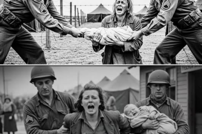 “They’re Stealing My Baby!” — German Woman POW Screams as American Soldiers Take Her Newborn Baby