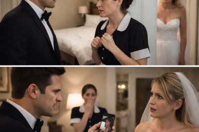 Fue a Despedir a la Empleada Doméstica Antes de la Boda… Pero una Carpeta Oculta Reveló la Mentira Más Oscura de su Prometida Frente a Todos