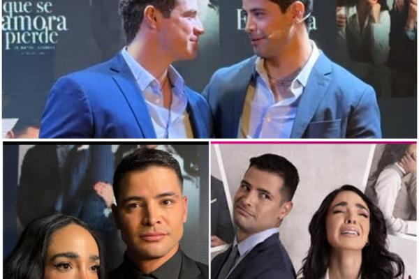 El actor besó a su compañero durante la despedida, pero la nota escond...