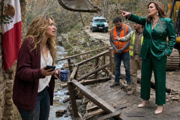La presidenta de la urbanización derribó mi puente sin avisar; cerré l...