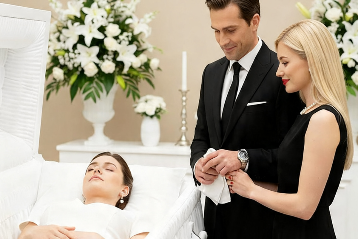 Después de mi funeral, mi esposo llegó al banco con su amante para cobrar mi fortuna… pero la bóveda guardaba una verdad capaz de enterrarlos vivos